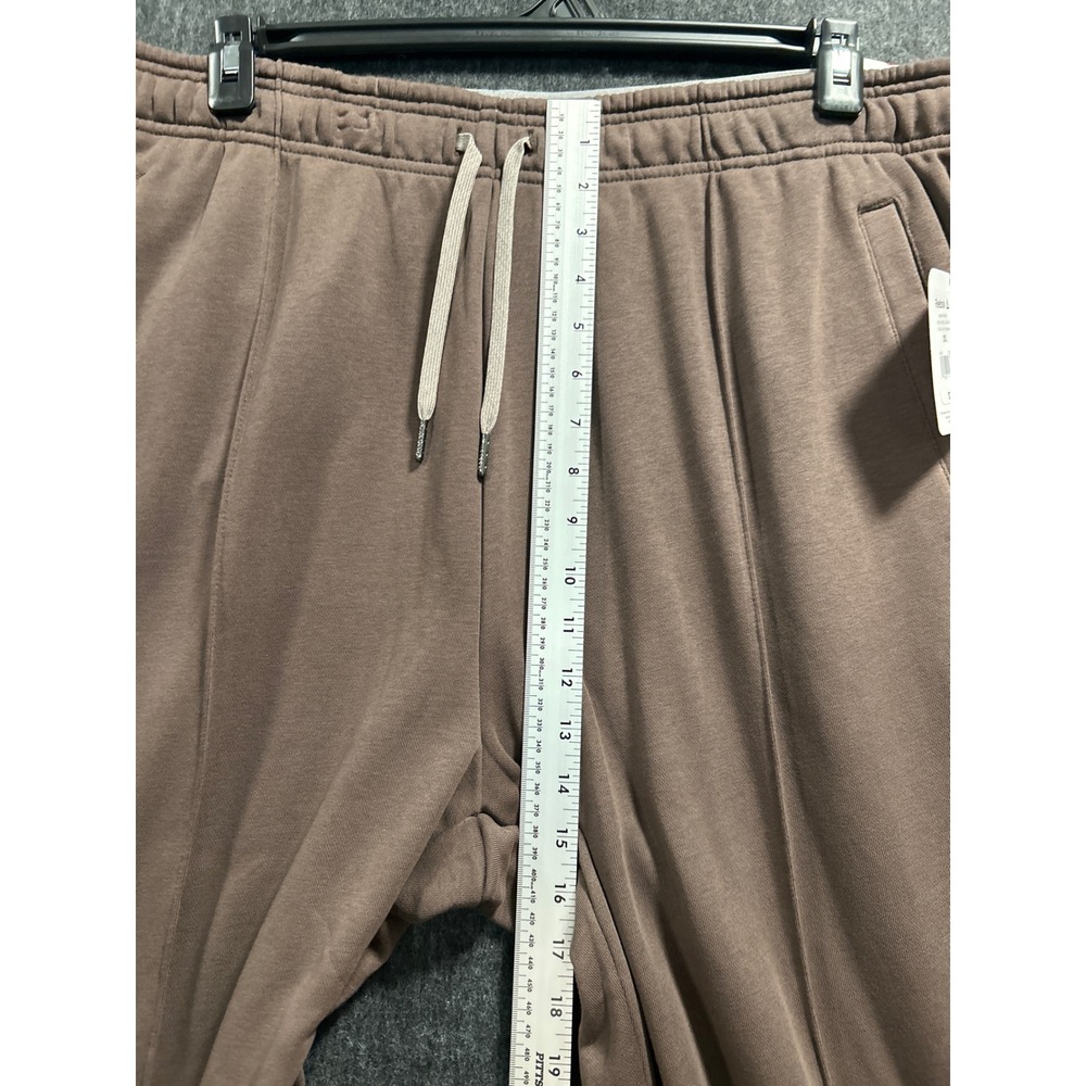 Reebok RBK League Jogger Mens 2XL Chocolate Brown NEW Slim Fit Striped Cuffs - Picture 5 of 10